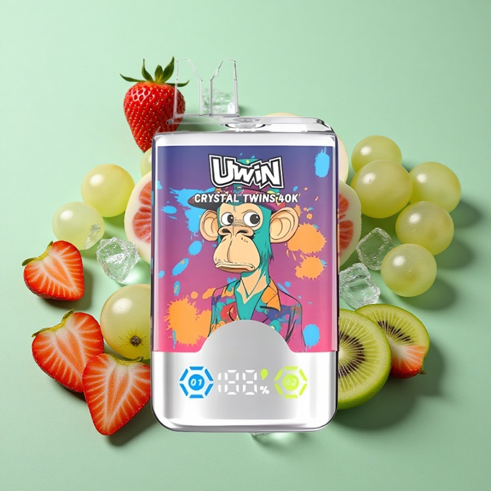 UWIN Crystal Twins 40000 Puffs: An&aacute;lisis detallado de un vape desechable de alta capacidad